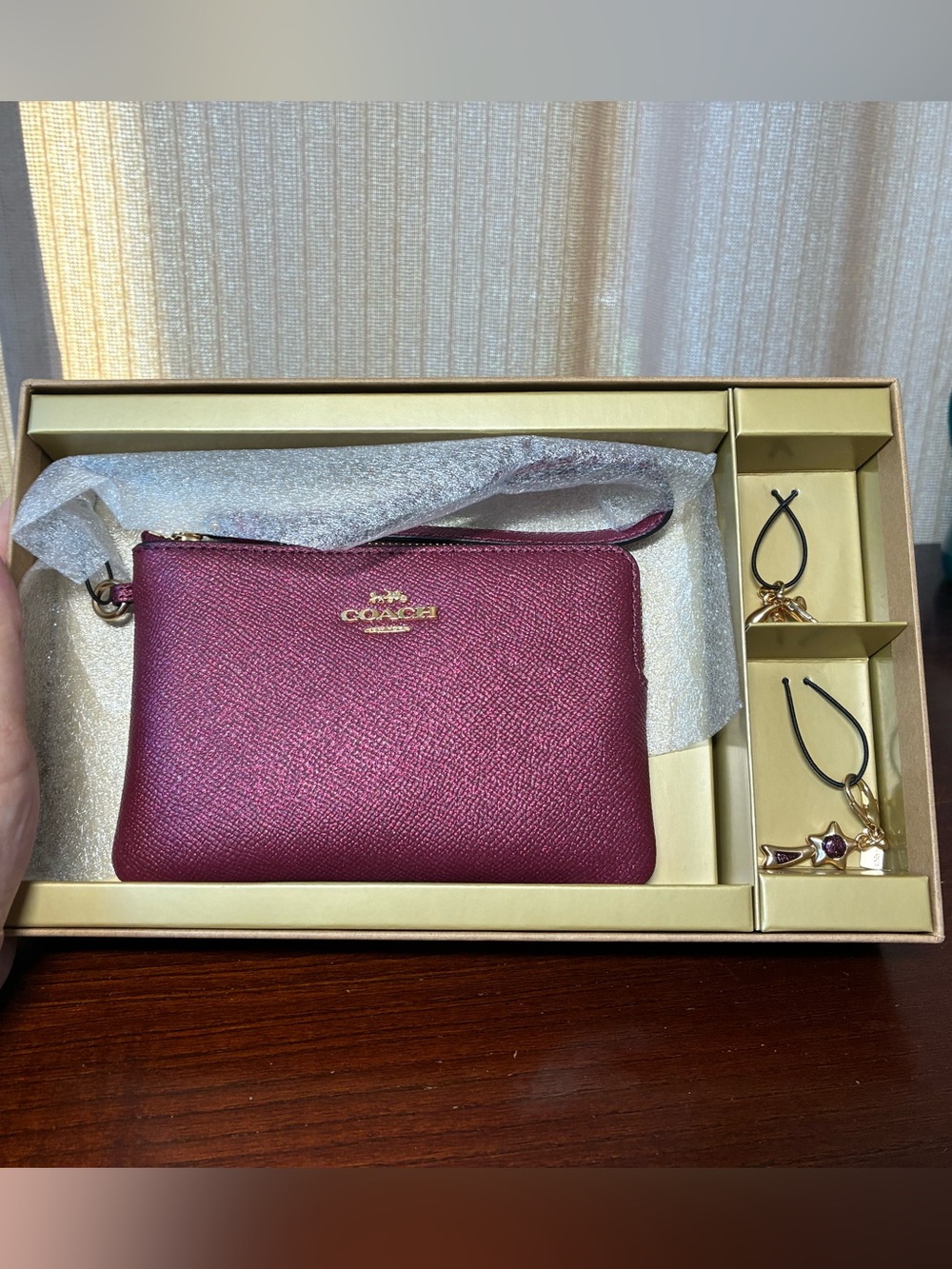 Coach Glitter Wristlet Giftset
